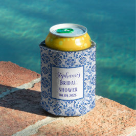 Rafraîchisseur Pour Canette Portugais Carreaux Bleu Méditerranée Douche nuptia