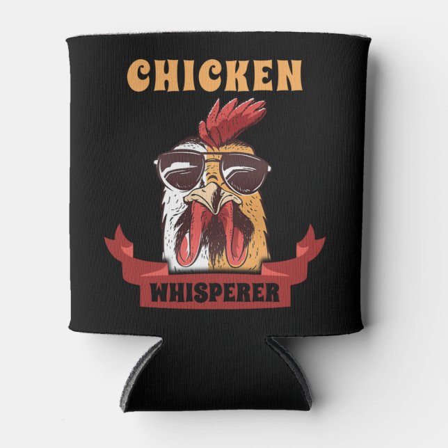 Rafraîchisseur Pour Canette Poulet Whisperer de poulet démangé Volaille fermie (Devant)