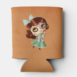 Rafraîchisseur Pour Canette Poupée de Dia de Los Muertos Vintage