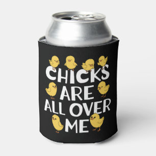 Rafraîchisseur Pour Canette Poussins sont partout sur moi Funny Pâques