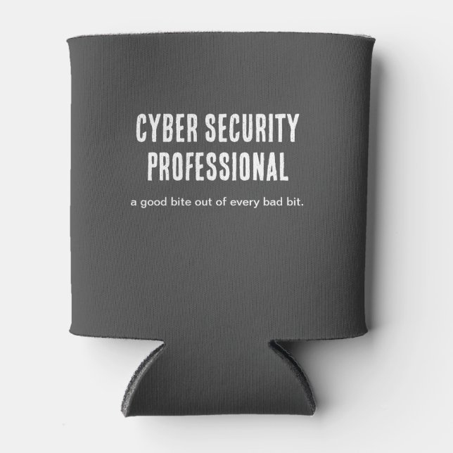 Rafraîchisseur Pour Canette Professionnel de la cybersécurité (Devant)