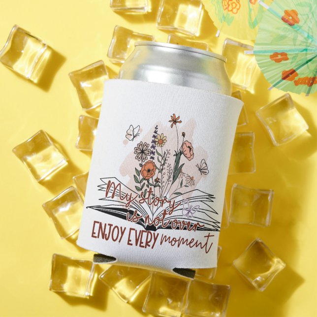 Rafraîchisseur Pour Canette Profitez de chaque instant, message positif (Été in situ)