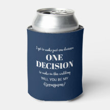 Proposition élégante et amusante de Groomsman - Un