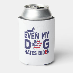 Rafraîchisseur Pour Canette Propriétaire de chien anti Biden - Même mon chien