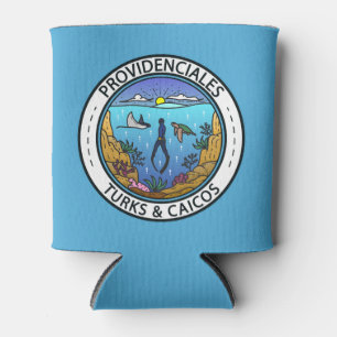 Rafraîchisseur Pour Canette Providenciales Turks and Caicos Badge de plongée