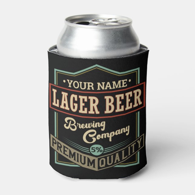 Rafraîchisseur Pour Canette Pub bar-bar Étiquette Lager personnalisé (Can devant)