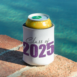 Rafraîchisseur Pour Canette Purple Glitter Classe de 2025