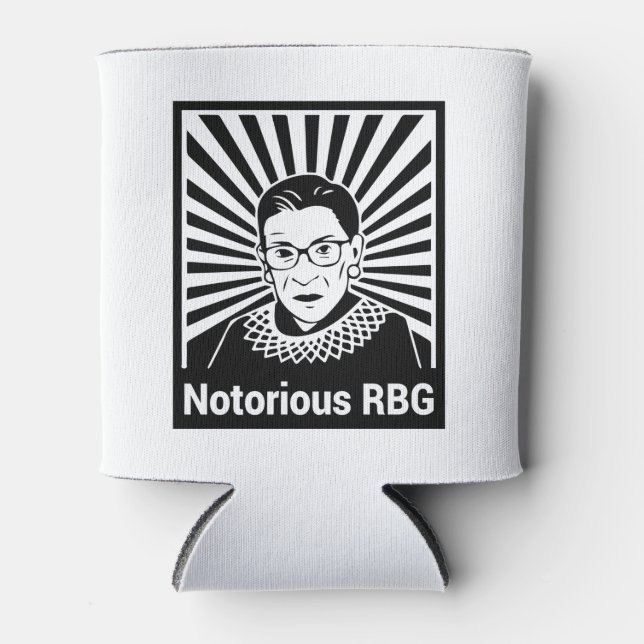 Rafraîchisseur Pour Canette Quand il y en a neuf - Célèbre RBG (Devant)