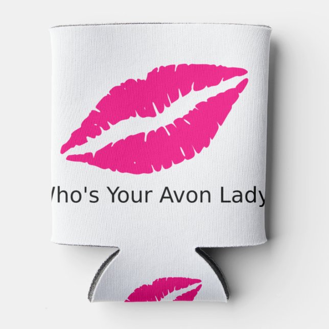 Rafraîchisseur Pour Canette Qui sont vos lèvres Avon Lady (Devant)