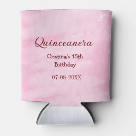 Rafraîchisseur Pour Canette Quinceanera anos 15e anniversaire ajouter nom text
