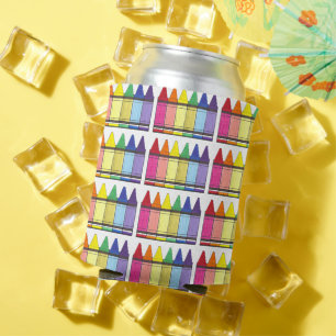 Rafraîchisseur Pour Canette Rainbow Crayons Artist Art Class Anniversaire