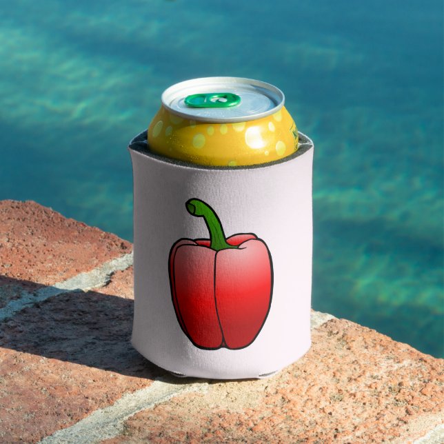 Rafraîchisseur Pour Canette Red Bell Pepper (Piscine in situ)
