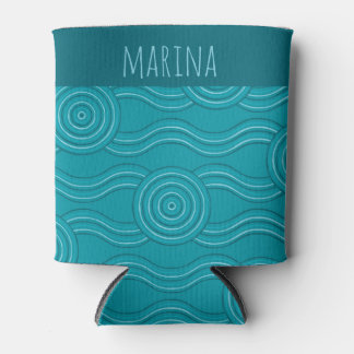 Rafraîchisseur Pour Canette Reef Nom personnalisable Australian Dreamtime Art