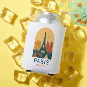 Rafraîchisseur Pour Canette Refroidisseur de boisson vintage Paris cathédrale