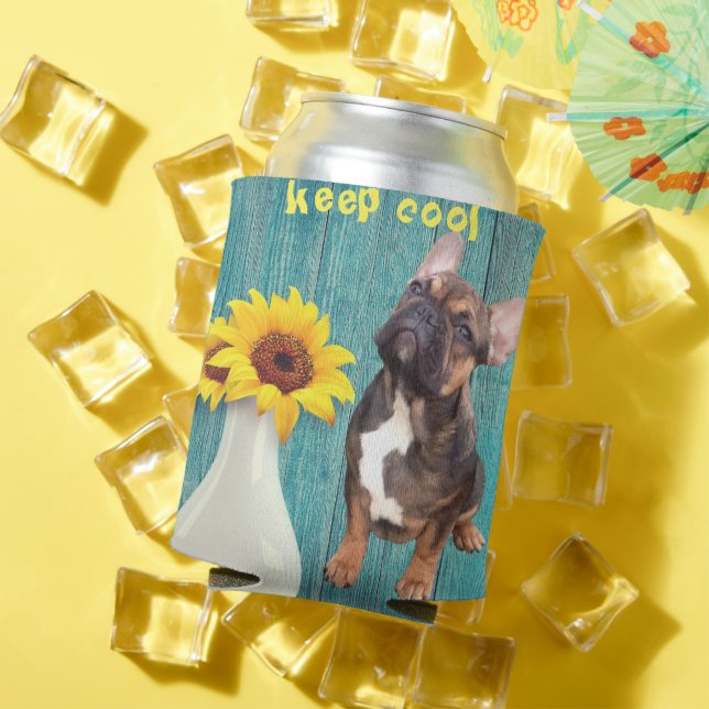Rafraîchisseur Pour Canette Refroidisseur de boissons pour bouledogue français (Été in situ)