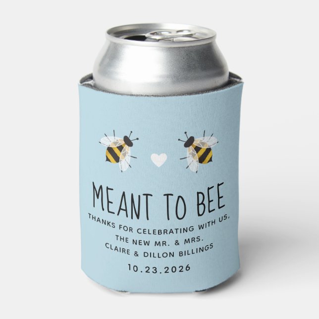 Rafraîchisseur Pour Canette Refroidisseur de canette bleu ciel pour abeilles (Can devant)