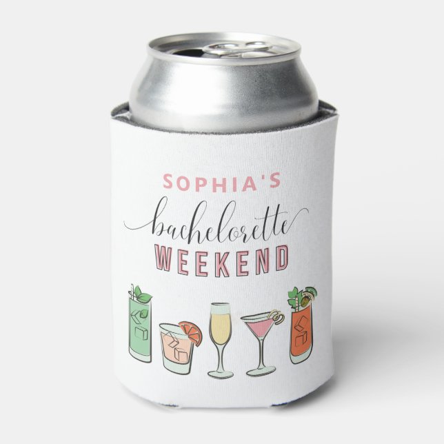 Rafraîchisseur Pour Canette Refroidisseur de canette de Bachelorette Cocktail  (Can devant)