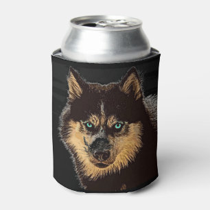 Rafraîchisseur Pour Canette Refroidisseur de canette Siberian Husky