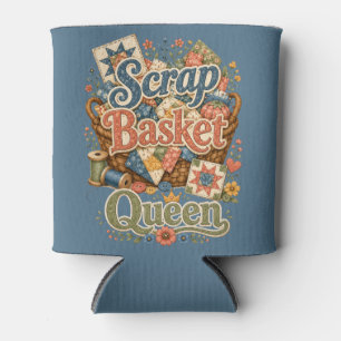 Rafraîchisseur Pour Canette Reine du panier à tissus Quilter Cottagecore