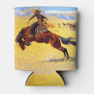 Rafraîchisseur Pour Canette Remington Old West Horse et Cowboy