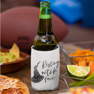 Rafraîchisseur Pour Canette Repose du visage de la sorcière   Bonne Halloween 