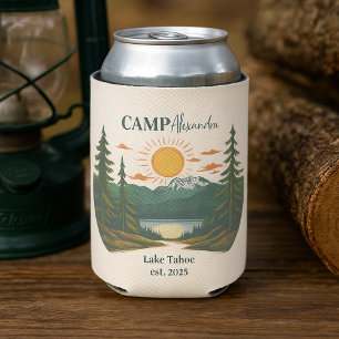 Rafraîchisseur Pour Canette Retraite Rustique du week-end de camp