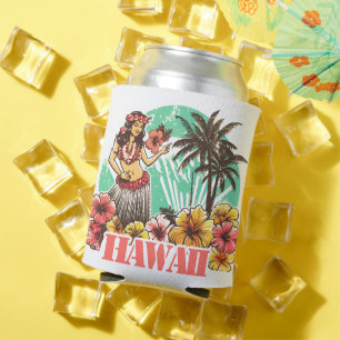Rafraîchisseur Pour Canette Retro Hawaii