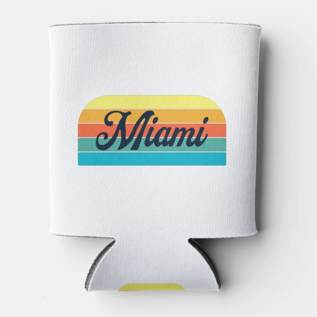 Rafraîchisseur Pour Canette Retro Miami (Devant)