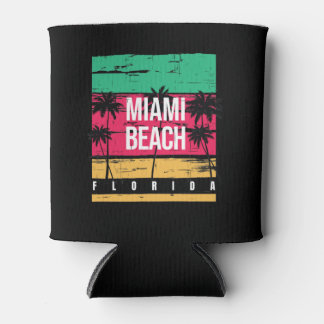 Rafraîchisseur Pour Canette Retro Miami Florida Beach Souvenir