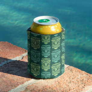 Rafraîchisseur Pour Canette Retro Tiki Beach Bar Motif