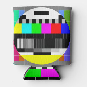 Rafraîchisseur Pour Canette Retro TV pas d'illustration de signal.