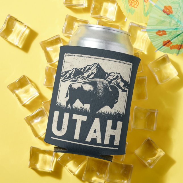 Rafraîchisseur Pour Canette Retro Utah (Été in situ)