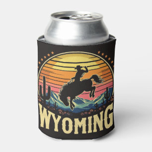 Rafraîchisseur Pour Canette Retro Wyoming Cowboy
