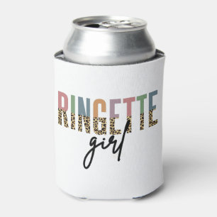 Rafraîchisseur Pour Canette Ringette Girl Cheetah Imprimer Lecteur Ringette