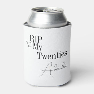 Rafraîchisseur Pour Canette RIP 20s 30e fête d'anniversaire minimal