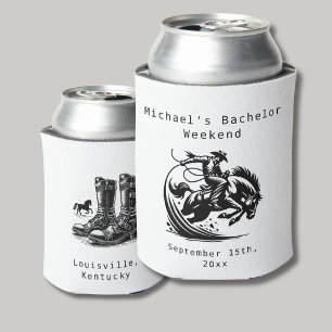 Rafraîchisseur Pour Canette Rodeo Can Cooler Horse équitation Bachelor Party