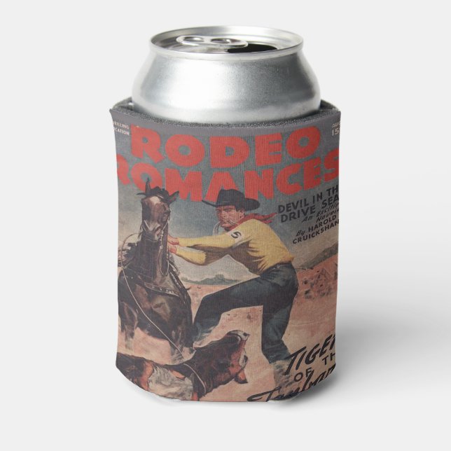 Rafraîchisseur Pour Canette Rodéo Occidental Cowboy Calf Roping Rodéo Romance (Can Dos)