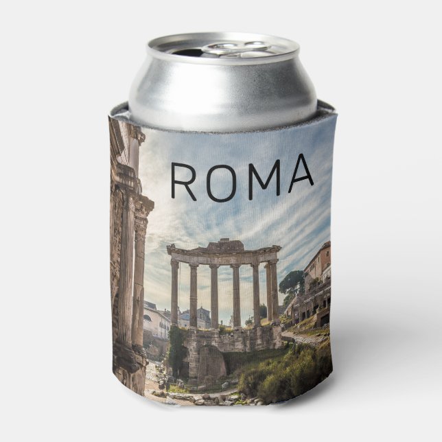 Rafraîchisseur Pour Canette Rome Forum Romanum Italie Vacances Souvenir (Can devant)