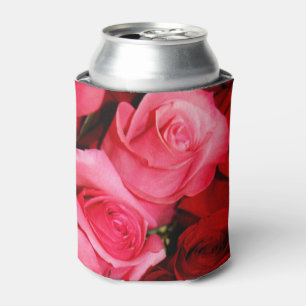 Rafraîchisseur Pour Canette Rose, rose et rouge peut refroidir