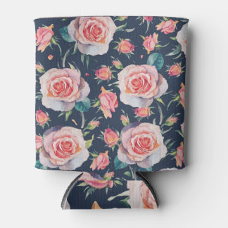 Rafraîchisseur Pour Canette Roses et Rosebuds : Floral Seamless.