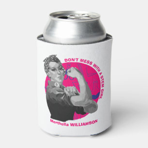 Rafraîchisseur Pour Canette Rosie FEMMES Riveter DANS STEM Girl