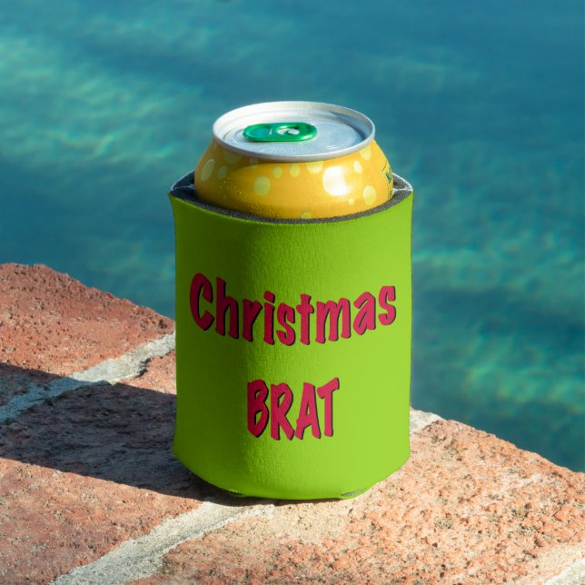 Rafraîchisseur Pour Canette Rouge Noël Et Vert Bras (Piscine in situ)