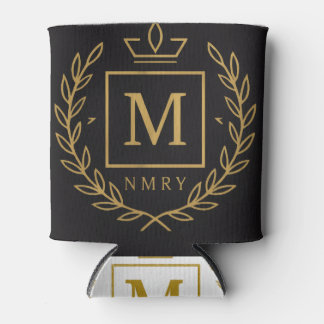 Rafraîchisseur Pour Canette "Royal NMKY Emblem – Monogram M Crest Design"