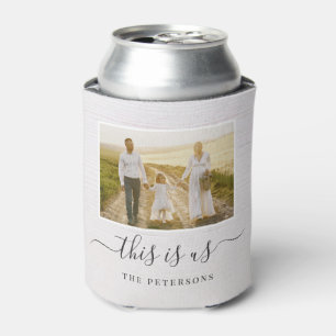 Rafraîchisseur Pour Canette Rustic Farmhouse légende personnalisée Photo Can
