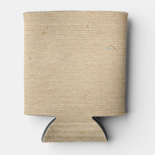Rafraîchisseur Pour Canette Rustic Kraft Papier : Arrière - plan texturé.