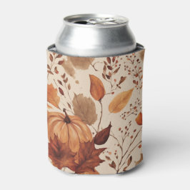 Rafraîchisseur Pour Canette Rustique Terracotta Maple Feuille Mariage d'automn