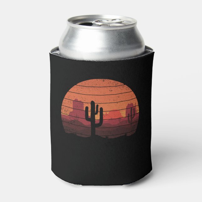 Rafraîchisseur Pour Canette Saguaro Cactus Sunset Opuntia Cactaceae (Can devant)