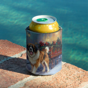 Rafraîchisseur Pour Canette Saint Bernard Christmas Festive