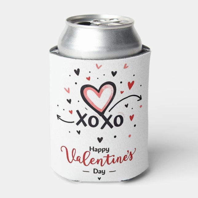 Rafraîchisseur Pour Canette Saint Valentin fête de l'amour (Can devant)