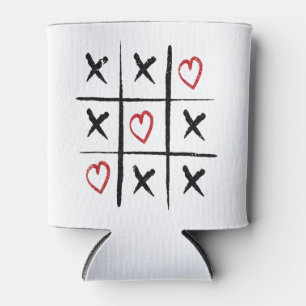 Rafraîchisseur Pour Canette Saint Valentin Tic Tac Toe Hearts Day